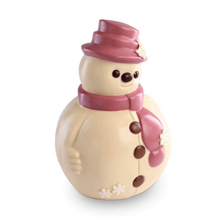Chocolate snowman (pink)