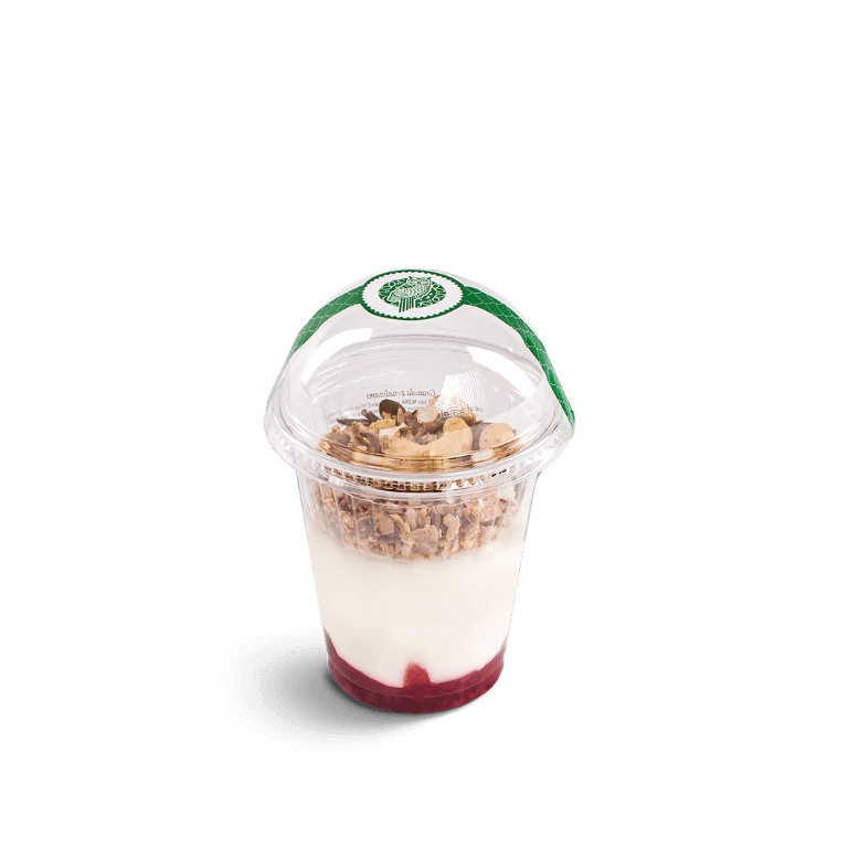 Granola z malinami