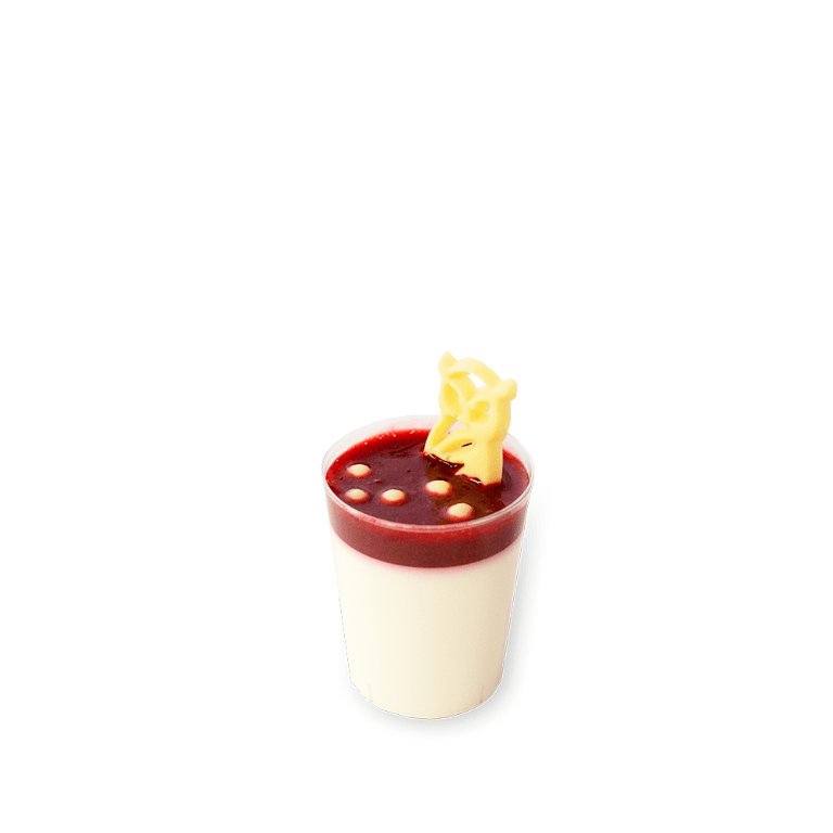 Mini deser bankietowy Panna Cotta 