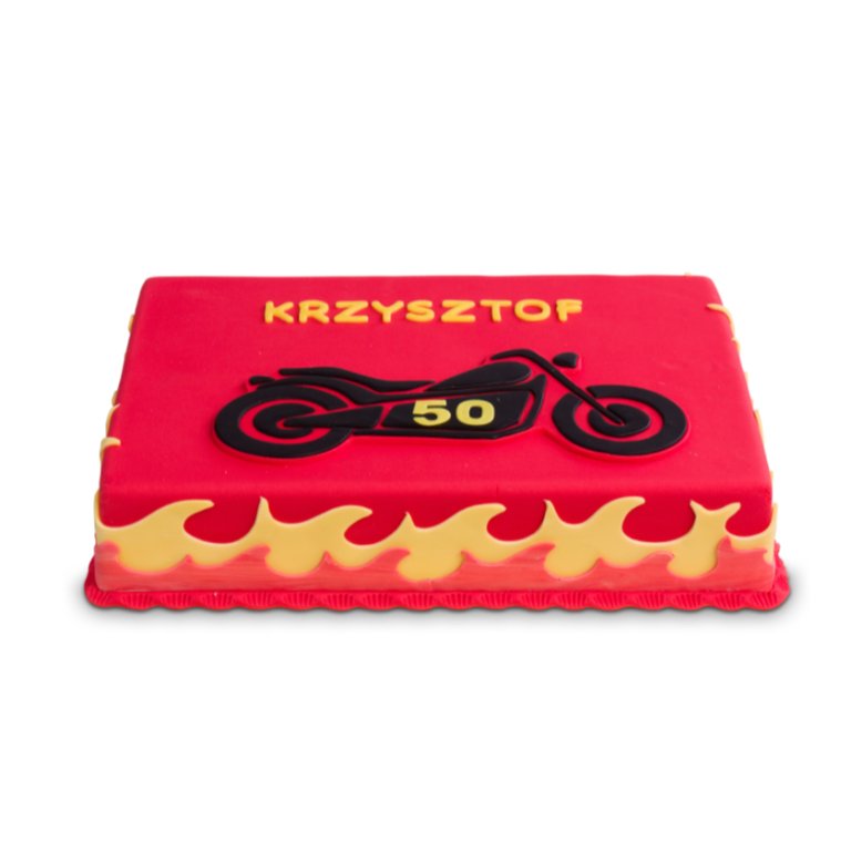 Tort Motocykl w Płomieniach